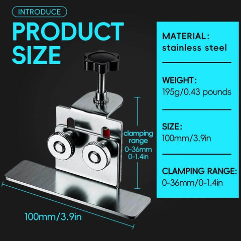 Effortless Cabinet Door Installation Tool Kit With Adjustable Clamp And Positioner No Nails, No Damage Design Versatile Cabinet Hardware Jig