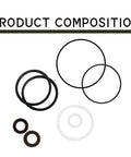 Marine Rebuild Seal Kit For Evinrude Johnson Trim Tilt 25HP 35HP 40HP 48HP And 50HP Motors 1989 2004 Replacement Seals And O Rings