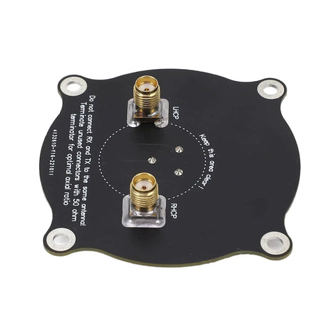 Black PCB Beefy High Gain 5.8GHz Triple Feed Patch Antenna for FPV Drones 9.4dBi Directional Circularly Polarized Antenna