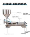 Plug And Play Semi Automatic Pneumatic Paste Filling Machine Stainless Steel Dual Head Viscous Liquid Dispenser features and controls.