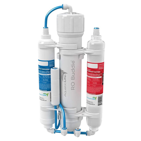 RO Buddie 3-Stage Aquarium Water Filter System For Fish Tanks And Fountains, Reverse Osmosis Filtration Unit That Delivers Clean Tap Water Fast, 100 GPD