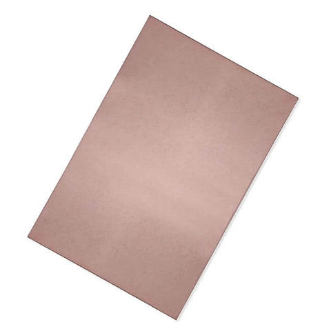 Dope Single Sided Copper Clad Laminate PCB Board 300 By 200 By 1.5mm Ideal For Etching DIY PCBs Kit With Neat Cut Corners Copper Front