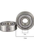 20 Piece 625ZZ Mini Ball Bearings 5x16x5mm ABEC5 Z3V3 Double Shield Low Noise High Speed For 3D Printers And CNC Machines Pro Grade For Motors Power Tools Toys And Home Appliances, 5x16x5mm