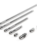 8-Piece One Quarter Inch Drive Accessories Kit With Extensions Three Quarter Inch, Three Inch, Six Inch, Nine Inch, Twelve Inch