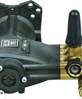 Horizontal Triplex Plunger Replacement Pressure Washer Pump Kit Built Tough For 3800 PSI At 3.5 GPM With 1 Inch Shaft Siphon Tube