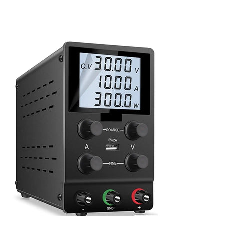 Must Have Adjustable 30V 10A And 5A DC Power Supply With RS232 Control Dual Display Voltage And Current Low Ripple Compact Lab Regulator