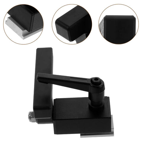 Replacement Stop Block for Woodworking T Slot Track and Miter Track Stopper Aluminum Alloy with adjustable handle