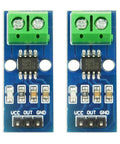 2 Pack Ac Dc Current Sensor Module High Sensitivity Hella Reliable Plug And Play Design with green connectors and PCB layout.