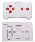 RX30 24V Kids Ride On Car Remote Control Kit with 2 4G Bluetooth Receiver Box, showing white remote with red buttons.