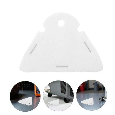Heavy Duty Felt Gasket For High Temperature Air Heater Pump Core Replacement White Felt Sealing Pad With Superior Oil Absorption For Industrial Workshop And Garage Heating Systems, white felt