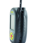 Side view of PalmScope Compact Borescope Video Inspection Camera Grey, pocket-sized handheld, drop-proof housing with LCD