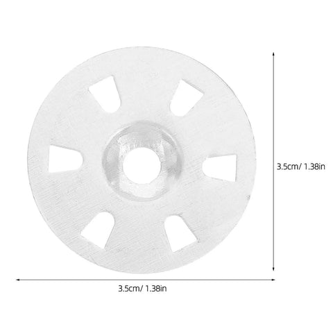 Heavy Duty Metal Washers For Foam Board Insulation Kit With Screws 1.4 Inch Diameter Silver, 3.5cm size