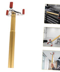 No Sweat Premium Smoke Sensor Removal Tool With Heavy Duty Claw Head Aluminum Body, ladder-free design for easy use.
