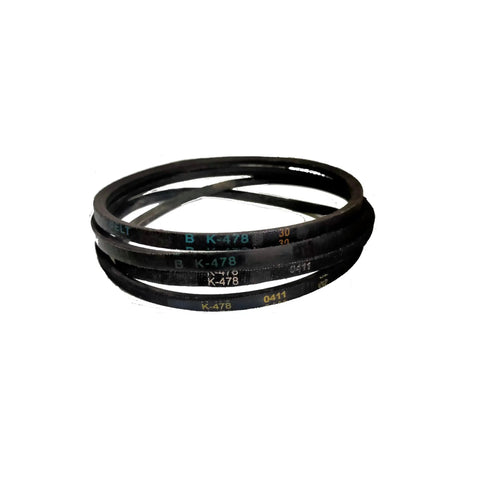 Premium Rubber V Drive Belt For Bench Drill Press Kickin Performance Solid Gear Replacement Strap Heavy Duty Grip, K-478 model.