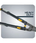Heavy Duty Extendable Lopper With 25 To 37 Inch Telescoping Handles, Lever Action Bypass Blade, Mechanical Advantage Cutter
