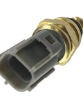 FainWan engine coolant temperature sensor with brass threaded body and gray plastic connector (close-up)