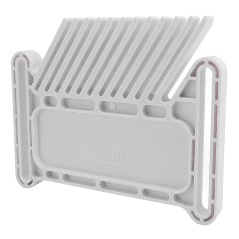 Badass Adjustable Featherboard With Double Safety Lock Setup For Table Saws And Router Boards Using Bombproof Abs Material, side view.