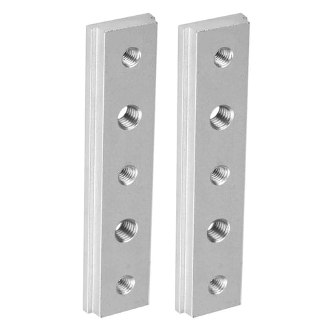 Heavy Duty T Slot Miter Track Jig Set for Woodworking, Aluminum Alloy Rail Miter Bar, 2 Piece Kit With M6 And M8 Holes, Fits 30 And 45 Type Sliding Tracks, Durable, Easy Install, Stable Guide For Accurate Cuts