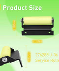 Slide Out Rollers Replacement For Lippert J36 Service Roller 2 Pack For RV And 5th Wheel Slide Outs size dimensions