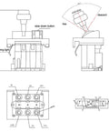 Diagram of Proportional Dump Truck Valve With PTO Switch For 4 Way Automatic Tipper Control Push Button Operation Cab Mounted