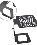 Hassle Free Adjustable Stainless Steel Coffee Weighing Rack For Electronic Scale Elevated Platform with detailed pattern.