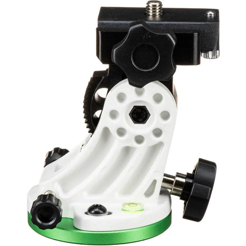 Star Adventurer Latitude EQ Base Polar Alignment System with micro adjustment knobs and latitude lock, black and white accessory.