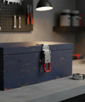 Toolbox with adjustable stainless steel toggle latch clamp for toolboxes cabinets and storage cases quick release draw catch