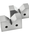 Industrial Grade Cast Iron V Block Set Two By One And Three Eighths By Seven Eighths Inch With Machined Square And Parallel For Precision 0.0001 Inch Accuracy Built Tough Heavy Duty Workholding For Milling And Drilling, 2-piece set