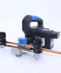 Hassle Free Electric Copper Tube Bender For Air Conditioning And Refrigerator Pros, adjusting copper tubing sizes with precise markers.