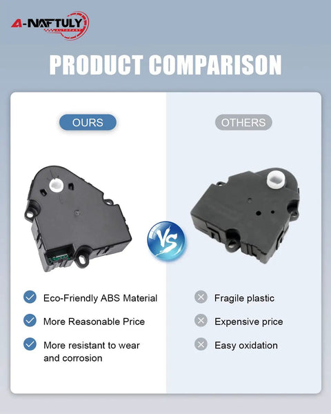 Comparison of HVAC Blend Door Actuator for Chevy Silverado 1500 2500 Suburban Tahoe GMC Sierra Yukon XL Cadillac