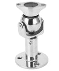Stainless Steel Marine Door Stopper With Rotating Magnetic Head, Self Aligns Perfectly For Yachts RV And Boat To Keep Windows And Doors Secure From Rough Vibes At Sea, close-up view of rotating head.