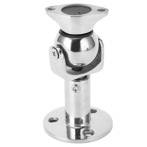 Stainless Steel Marine Door Stopper With Rotating Magnetic Head, Self Aligns Perfectly For Yachts RV And Boat To Keep Windows And Doors Secure From Rough Vibes At Sea, close-up view of rotating head.
