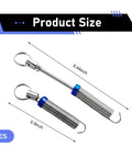 Top Shelf 2 Pack Trunk Lid Springs Crafted From Heavy Duty Stainless Steel Automatic Lift Supports, showing sizes 9.44 inch and 5.9 inch.