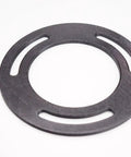 3 Inch Throat Plate Insert For Jet JBOS Spindle Sander, 3D Printed Replacement, round shape with slots, black material
