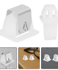 6 Piece Dryer Door Latch Kit Replacement for Washing Machines and Dryers, Built Tough With Plastic and Stainless Steel, Boosts Drying Performance, Includes Door Catch Plates, Lid Latch, Door Locking Mechanism, Hassle Free Upgrade, white plastic and stainless steel latch parts