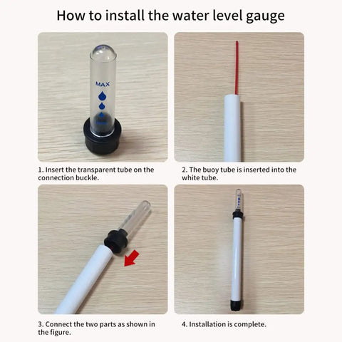 Installation steps for 20 Pack Plant Water Level Indicator Gauges For Indoor Potted Plants Soil Moisture Meter Probes.