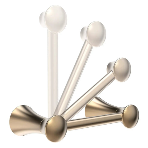 Champagne Bronze Pivoting Toilet Paper Holder Wall Mount For Bathroom Lahara Collection with pivoting arm illustration