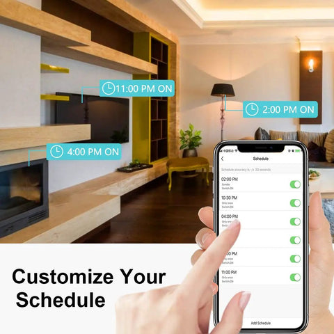 Smart Bluetooth WiFi Plug For Home Automation With Alexa And Google Assistant No Fuss Remote Control And Timer Scheduling settings on phone