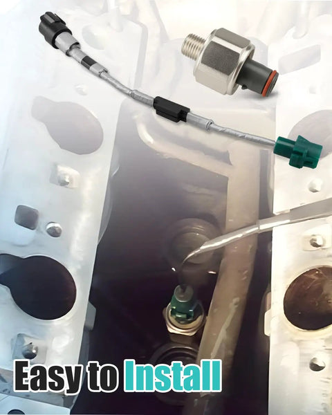 Knock Sensor With Wire Harness Assembly For Toyota Pickup And 4Runner 3.0L Models From 1988 To 1992 Replacement Part Numbers 82219-89103 5S2371 89615-20010 Drop-In Fit High Quality Heat Resistant installed in engine bay