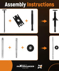 Assembly instructions for Engine Alignment Tool and Gimbal Bearing Puller Set for Mercruiser Alpha One, MR, Bravo, OMC, and Volvo Outdrives.