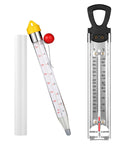 Upgraded Candy Thermometer With Pot Clip And Hanging Hook Stainless Steel Deep Fry Oil Thermometer With Six Stages