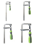 Heavy Duty Guide Rail Clamps With Handle For Woodworking Track Saw Tables And Rails Screw Action Arm in various sizes