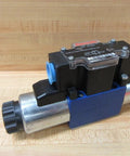 Hydraulic directional control valve 4WE 6 D62/OFEG24N9D K25L/62 PN R978017871 Size 65, solenoid spool with male pin connector