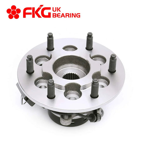 Front Left Wheel Bearing Hub Assembly With ABS For 4x4 Trucks, 6-Lug, Front Position, Fits 2004-2008 Chevrolet Colorado And GMC Canyon