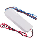Rugged IP67 Waterproof LED Driver With 700 mA Constant Current For Outdoor Industrial Signage And Architectural Lighting Fully Sealed Enclosure Built To Weather Rain Dust And High Pressure Washdowns, white 148x40x30 mm unit with wired leads