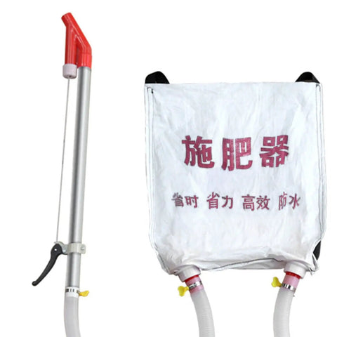 Backpack Granular Fertilizer Spreader With Woven Bag For Vegetables And Corn, No Fuss, Multipurpose Labor Saving Garden Tool