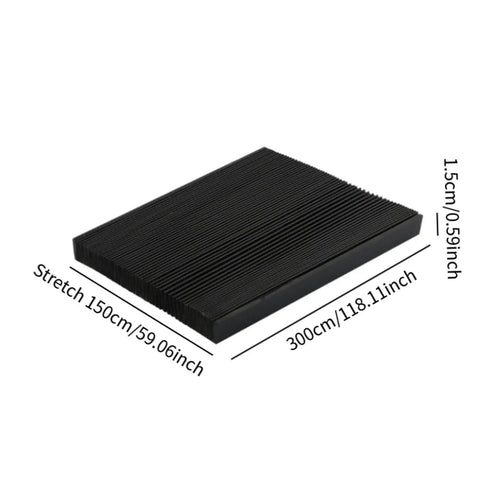 CNC Machine Accordion Bellows Cover 1.5 Meter Stretch Guard Waterproof Dustproof Oilproof Smooth Fabric Milling Shield