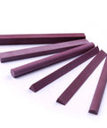 Six Shapes Ruby Whetstone Set 3000 Grit Oilstone For Sharpening Gravers And Tools, six pieces in square, triangle, semicircle, cylinder shapes