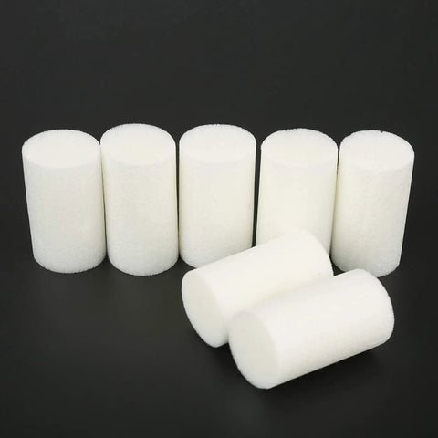 Nebulizer Filter Replacements 50 Pack for Nebulizer Accessories and Air Compressor Pumps for 30 MPa Machines, Compact 2 by 3.5 cm Filters