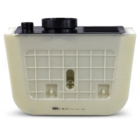Engine Air Filter Replacement Compatible With Audi Q7 2017-2024 shown from front with plastic casing and water-resistant media